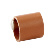 Manico in pelle Drum - Pelle color cognac