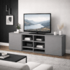 MTV3-2 (1) Meuble tv sur mesure gris