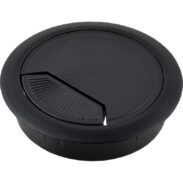 Passacavo bianco/nero con foro