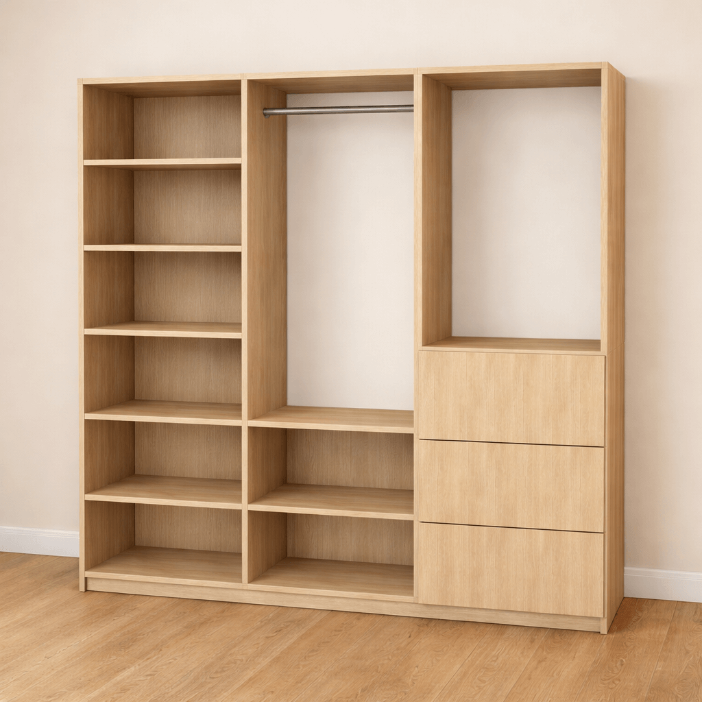 dressing9-1 Dressing sur mesure avec rangements divers